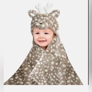 Adorable Little Miracles Fawn Hooded Blanket